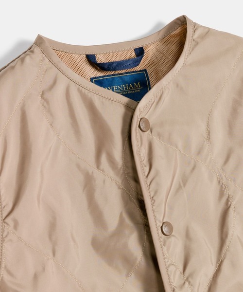 LAVENHAM(ラベンハム)の「Unwadded Cocoon Thornham Womens / アンワディッド コクーン ソーンハム ウィメンズ(ベスト・レディース・ダークブラック/ベージュ系その他5/ナチュラル・6/8/12/14/10)」の17枚目の写真