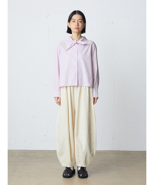 MidiUmi(ミディウミ)の「MidiUmi デニムコクーンイージーパンツ(その他パンツ・レディース・キナリ/ライトブルー/ネイビー・FREE)」の21枚目の写真