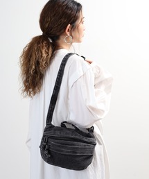 crossi（クロッシー）の「デニム 2WAY ハンド ショルダーバッグ（ショルダーバッグ）」