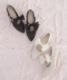 MAJESTIC LEGON | 2WAYリボンキラキラヒールパンプス(パンプス)