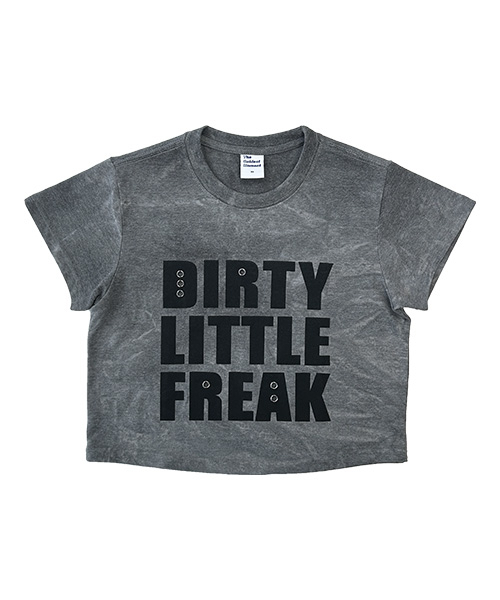 THECOLDESTMOMENT(ザコールデストモーメント)の「TCM dirty little freak crop T (charcoal)(Tシャツ/カットソー・レディース・その他・X-SMALL)」の2枚目の写真