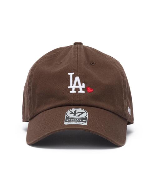 WEGO（ウィゴー）の「WEGO/47 CLEAN UP MLB MINI HEART（キャップ・レディース・ブラウン/ピンク/ネイビー/ブラック/ナチュラル・FREE）」の14枚目の写真