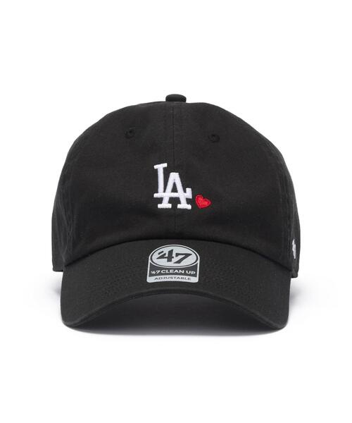 WEGO（ウィゴー）の「WEGO/47 CLEAN UP MLB MINI HEART（キャップ・レディース・ブラウン/ピンク/ネイビー/ブラック/ナチュラル・FREE）」の6枚目の写真