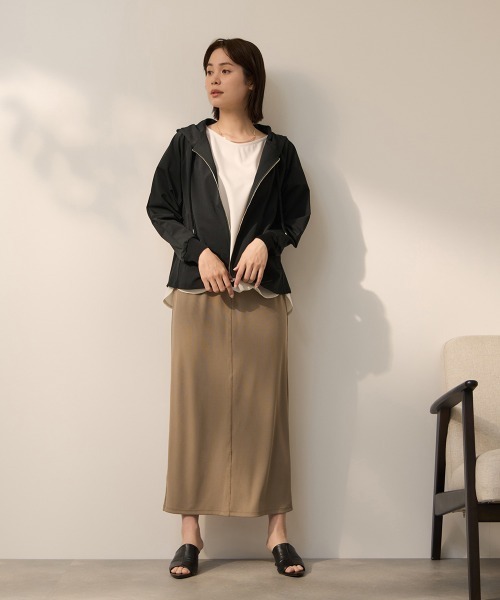 ketty(ケティ)の「CICAハイゴウ サークルストレッチパーカー≪洗濯機で洗える≫(その他アウター・レディース・ブラック・M)」の15枚目の写真