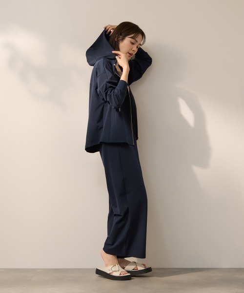 ketty(ケティ)の「CICAハイゴウ サークルストレッチパーカー≪洗濯機で洗える≫(その他アウター・レディース・ブラック・M)」の11枚目の写真