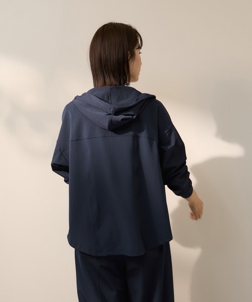 ketty(ケティ)の「CICAハイゴウ サークルストレッチパーカー≪洗濯機で洗える≫(その他アウター・レディース・ブラック・M)」の10枚目の写真