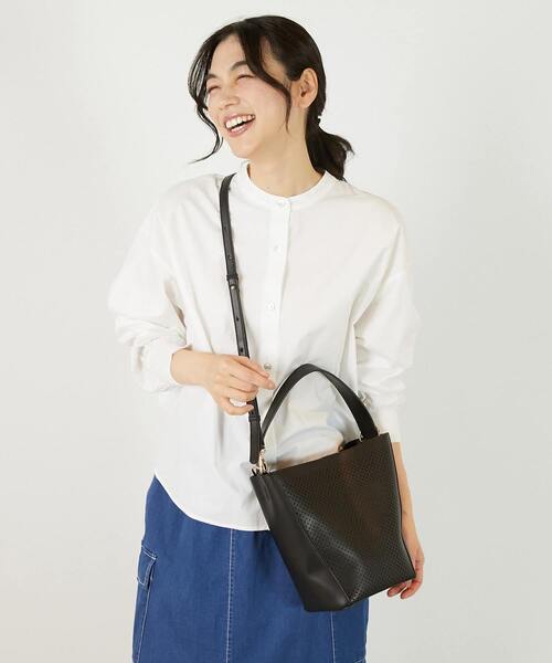MELROSE claire(メルローズ クレール)の「【パンチングショルダー付きバッグ】(ショルダーバッグ・レディース・ベージュ/チョコ/ブラック・FREE)」の21枚目の写真