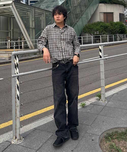 MOOVN(ムブン)の「サマーリンクルチェックシャツブラック(シャツ/ブラウス・メンズ・その他・LARGE/MEDIUM/SMALL)」の14枚目の写真