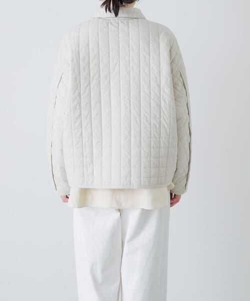 かぐれ（カグレ）の「コットンキルトジャケット（ダウンジャケット/コート・レディース・アイボリー/ベージュ・FREE）」の19枚目の写真