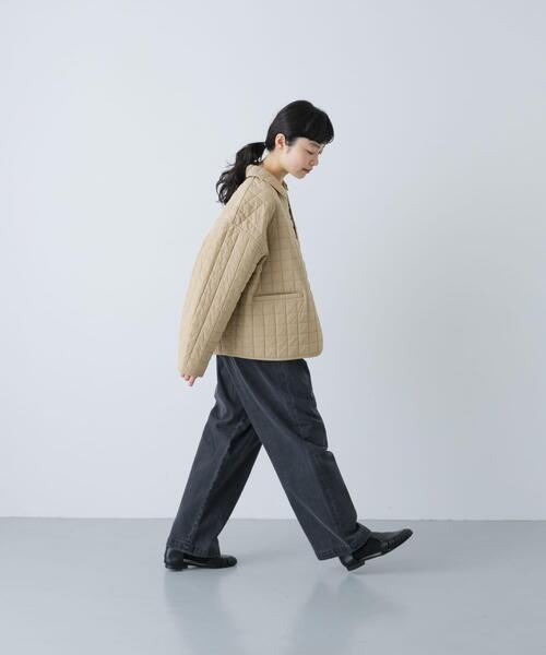 かぐれ（カグレ）の「コットンキルトジャケット（ダウンジャケット/コート・レディース・アイボリー/ベージュ・FREE）」の7枚目の写真