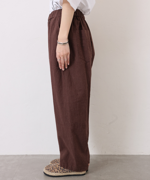 JOURNAL STANDARD LUXE(ジャーナルスタンダード ラックス)の「LCワッシャー イージーパンツ(その他パンツ・レディース・ネイビー/ブラウン・FREE)」の11枚目の写真