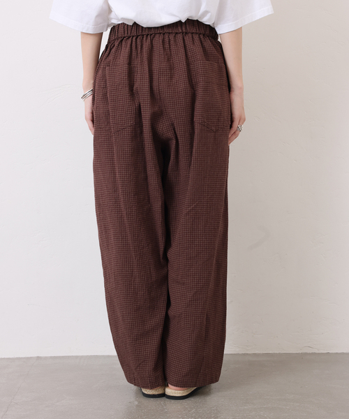 JOURNAL STANDARD LUXE(ジャーナルスタンダード ラックス)の「LCワッシャー イージーパンツ(その他パンツ・レディース・ネイビー/ブラウン・FREE)」の12枚目の写真