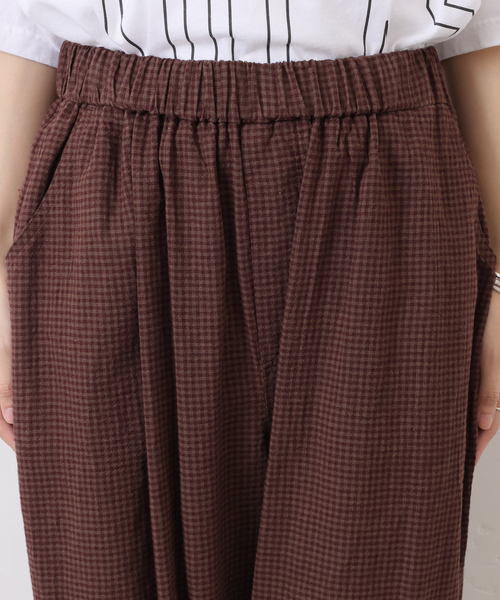 JOURNAL STANDARD LUXE(ジャーナルスタンダード ラックス)の「LCワッシャー イージーパンツ(その他パンツ・レディース・ネイビー/ブラウン・FREE)」の13枚目の写真