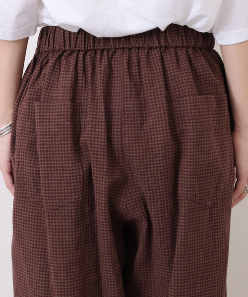 JOURNAL STANDARD LUXE(ジャーナルスタンダード ラックス)の「LCワッシャー イージーパンツ(その他パンツ・レディース・ネイビー/ブラウン・FREE)」の14枚目の写真