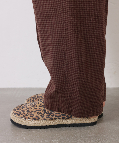 JOURNAL STANDARD LUXE(ジャーナルスタンダード ラックス)の「LCワッシャー イージーパンツ(その他パンツ・レディース・ネイビー/ブラウン・FREE)」の18枚目の写真