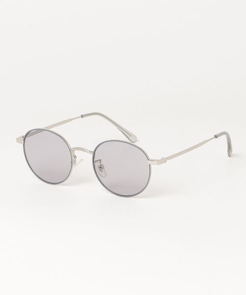 NANO universe(ナノユニバース)の「アイウエア サングラス/ボストン型 メタルフレーム(サングラス・メンズ・グレー・F)」の1枚目の写真