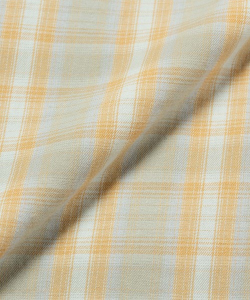 Gramicci(グラミチ)の「S/S CHECKERED OMBRE SHIRT / ショートスリーブチェッカードオンブレシャツ Gramicci グラミチ(シャツ/ブラウス・メンズ・マスタード/パープル/ブルー・S/M/L/XL/XXL)」の13枚目の写真