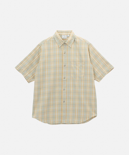 Gramicci(グラミチ)の「S/S CHECKERED OMBRE SHIRT / ショートスリーブチェッカードオンブレシャツ Gramicci グラミチ(シャツ/ブラウス・メンズ・マスタード/パープル/ブルー・S/M/L/XL/XXL)」の9枚目の写真