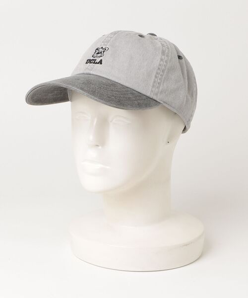 UCLA（ユーシーエルエー）の「UCLA PIGMENT LOW CAP 刺繍 熊 オールシーズン カレッジ（キャップ・メンズ・グレー/ブラック/ベージュ・FREE）」の2枚目の写真