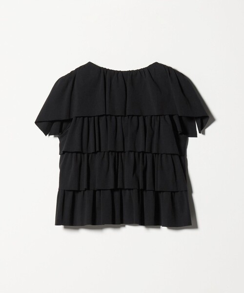 ASTRAET（アストラット）の「＜ASTRAET＞フリル  ティアード ノースリーブカットソー（Tシャツ/カットソー・レディース・ホワイト/ブラック・FREE）」の16枚目の写真