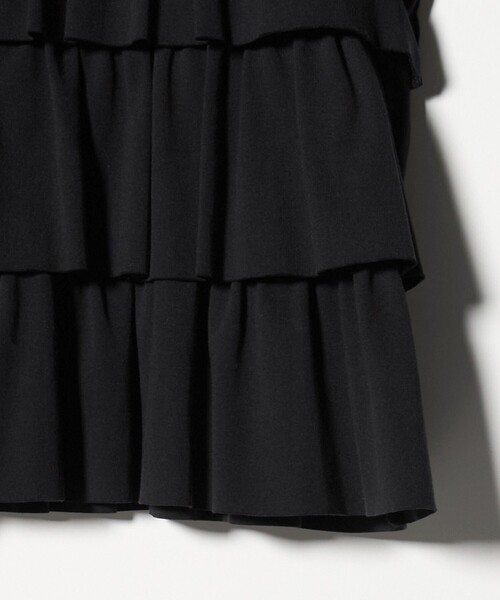 ASTRAET（アストラット）の「＜ASTRAET＞フリル  ティアード ノースリーブカットソー（Tシャツ/カットソー・レディース・ホワイト/ブラック・FREE）」の19枚目の写真