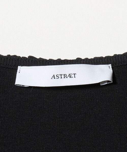 ASTRAET（アストラット）の「＜ASTRAET＞フリル  ティアード ノースリーブカットソー（Tシャツ/カットソー・レディース・ホワイト/ブラック・FREE）」の4枚目の写真