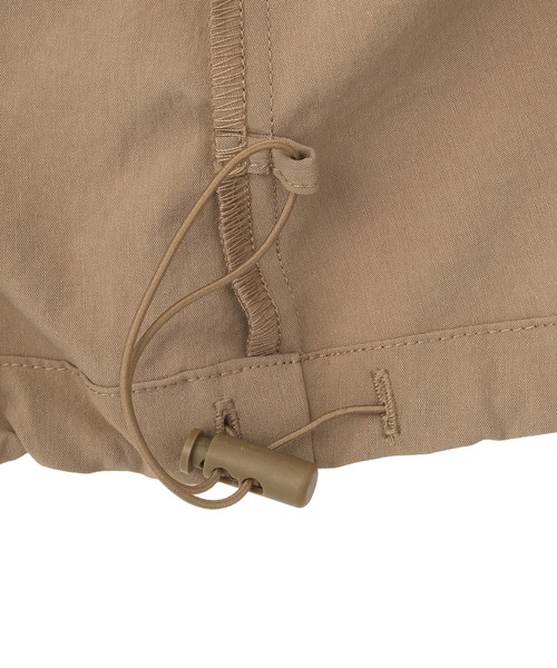 Green　Parks（グリーンパークス）の「ギャザードロストワンピース（シャツワンピース・レディース・カーキ/ブラック/ベージュ・FREE）」の5枚目の写真