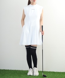 CECIL McBEE | Pleats One-Piece Dress プリーツ ワンピース ドレス ノースリーブ(ワンピース)