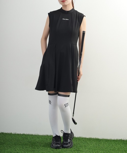 CECIL McBEE（セシルマクビー）の「Pleats One-Piece Dress プリーツ ワンピース ドレス ノースリーブ（ワンピース・レディース・ホワイト・M/S）」の3枚目の写真