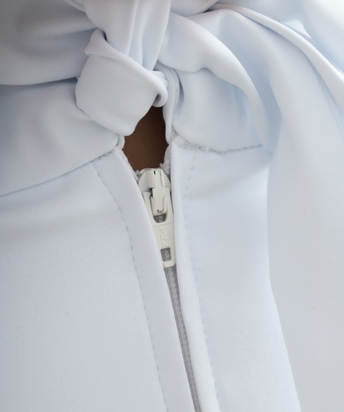 CECIL McBEE（セシルマクビー）の「Pleats One-Piece Dress プリーツ ワンピース ドレス ノースリーブ（ワンピース・レディース・ホワイト・M/S）」の22枚目の写真