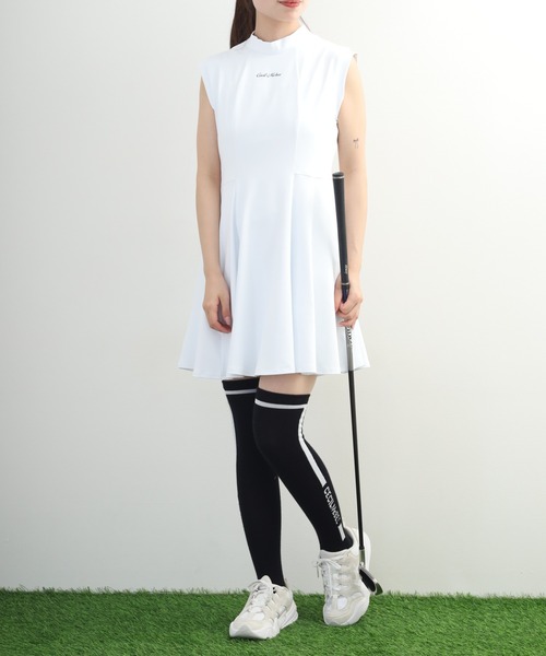 CECIL McBEE（セシルマクビー）の「Pleats One-Piece Dress プリーツ ワンピース ドレス ノースリーブ（ワンピース・レディース・ホワイト・M/S）」の12枚目の写真