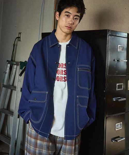 niko and...（ニコアンド）の「ドライタッチカバーオール（カバーオール・メンズ・ブラウン/ブラック/インディゴブルー・LARGE/MEDIUM）」の3枚目の写真