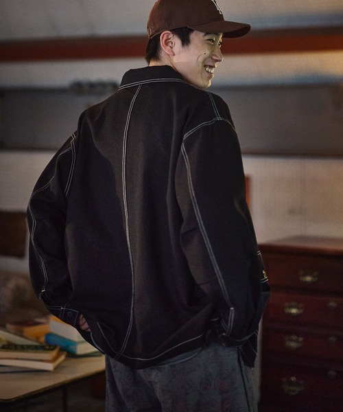 niko and...（ニコアンド）の「ドライタッチカバーオール（カバーオール・メンズ・ブラウン/ブラック/インディゴブルー・LARGE/MEDIUM）」の8枚目の写真