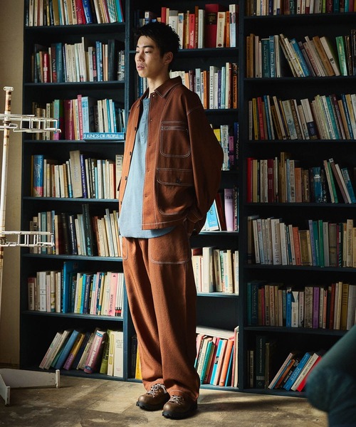 niko and...（ニコアンド）の「ドライタッチカバーオール（カバーオール・メンズ・ブラウン/ブラック/インディゴブルー・LARGE/MEDIUM）」の10枚目の写真