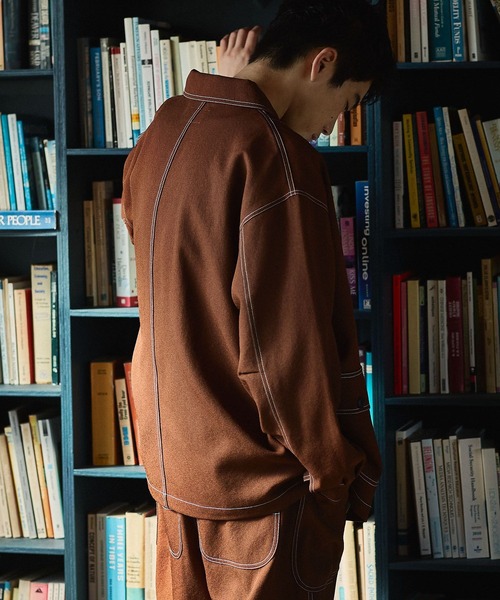 niko and...（ニコアンド）の「ドライタッチカバーオール（カバーオール・メンズ・ブラウン/ブラック/インディゴブルー・LARGE/MEDIUM）」の12枚目の写真