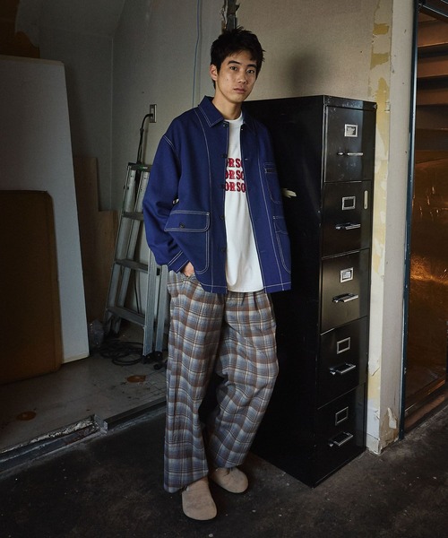 niko and...（ニコアンド）の「ドライタッチカバーオール（カバーオール・メンズ・ブラウン/ブラック/インディゴブルー・LARGE/MEDIUM）」の13枚目の写真