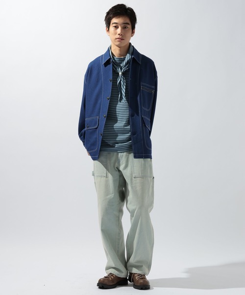 niko and...（ニコアンド）の「ドライタッチカバーオール（カバーオール・メンズ・ブラウン/ブラック/インディゴブルー・LARGE/MEDIUM）」の22枚目の写真