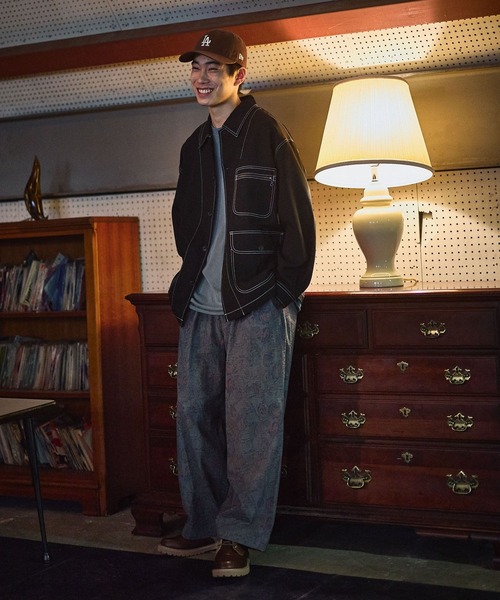 niko and...（ニコアンド）の「ドライタッチカバーオール（カバーオール・メンズ・ブラウン/ブラック/インディゴブルー・LARGE/MEDIUM）」の4枚目の写真