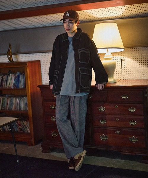 niko and...（ニコアンド）の「ドライタッチカバーオール（カバーオール・メンズ・ブラウン/ブラック/インディゴブルー・LARGE/MEDIUM）」の5枚目の写真