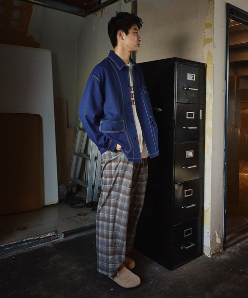 niko and...（ニコアンド）の「ドライタッチカバーオール（カバーオール・メンズ・ブラウン/ブラック/インディゴブルー・LARGE/MEDIUM）」の14枚目の写真