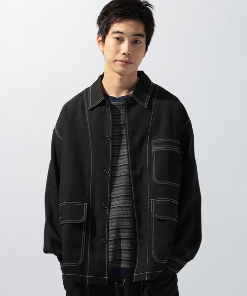 niko and...（ニコアンド）の「ドライタッチカバーオール（カバーオール・メンズ・ブラウン/ブラック/インディゴブルー・LARGE/MEDIUM）」の19枚目の写真