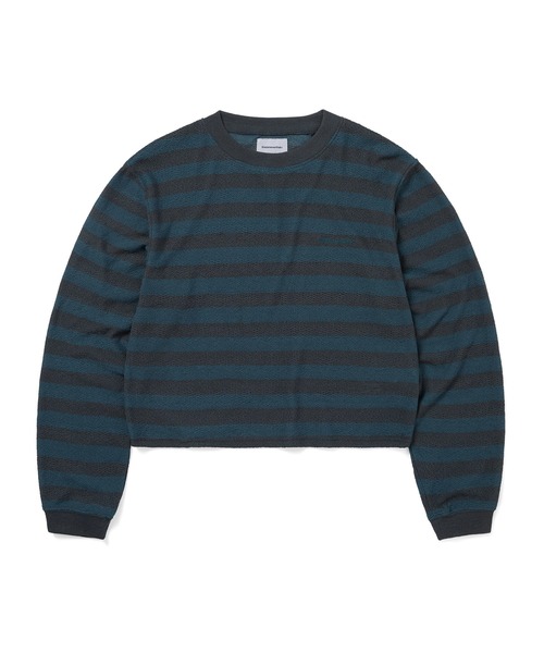 Mesh Striped W Crewneck（スウェット）｜thisisneverthat（ディスイズ