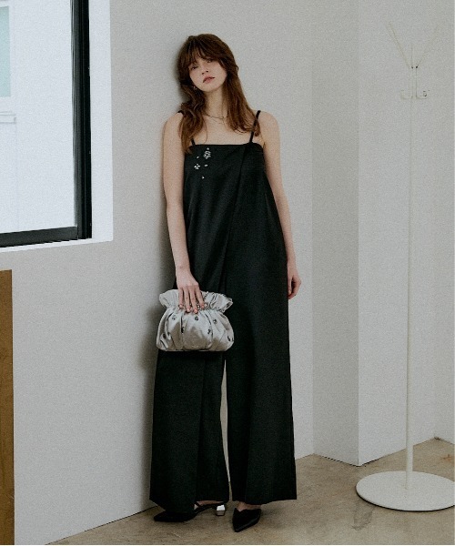 Point bijou bare rap pants（パンツドレス）｜LE'RURE（リルアー）の