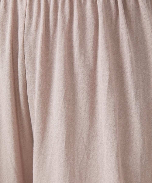 Jocomomola（ホコモモラ）の「天竺レースペチコートパンツ（その他パンツ・レディース・ミント/アイボリー/ライトピンク・40）」の6枚目の写真