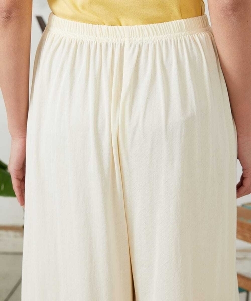 Jocomomola（ホコモモラ）の「天竺レースペチコートパンツ（その他パンツ・レディース・ミント/アイボリー/ライトピンク・40）」の14枚目の写真