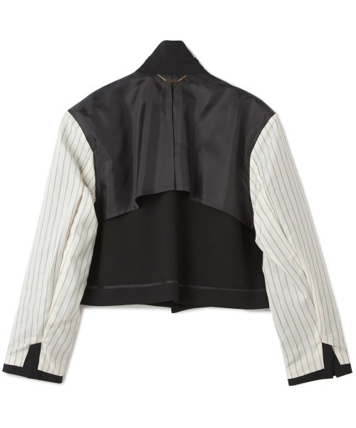 SUIT SELECT(スーツセレクト)の「【セットアップ対応】1釦セミダブルのショートジャケット/ブラック(スーツジャケット・レディース・ブラック・SMALL/MEDIUM/LARGE)」の4枚目の写真