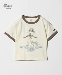PEANUTS(�s�[�i�b�c)�́y�ʒ��z��FRUIT OF THE LOOM × PEANUTS�������K�[T�V���c / �L�b�Y  110cm-130cm(T�V���c/�J�b�g�\�[)