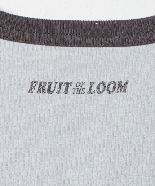 PEANUTS(ピーナッツ)の「【別注】<FRUIT OF THE LOOM × PEANUTS>リンガーTシャツ / キッズ 110cm-130cm(Tシャツ/カットソー・キッズ・ライトグレー/ホワイト/ライム・130cm/110cm/120cm)」の10枚目の写真