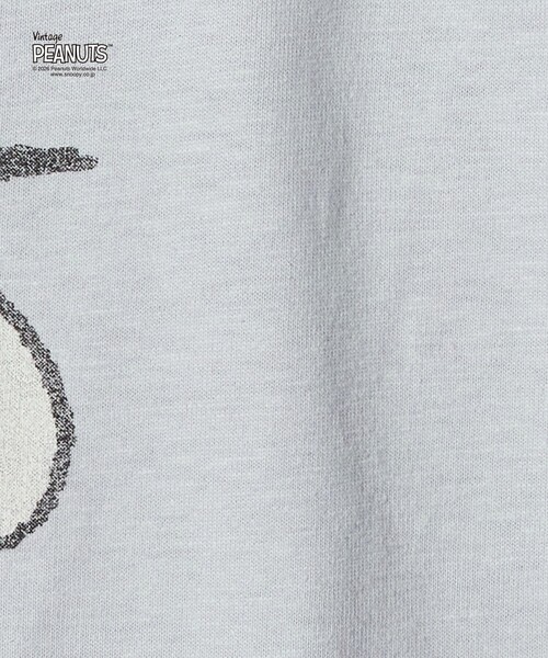 PEANUTS(ピーナッツ)の「【別注】<FRUIT OF THE LOOM × PEANUTS>リンガーTシャツ / キッズ 110cm-130cm(Tシャツ/カットソー・キッズ・ライトグレー/ホワイト/ライム・130cm/110cm/120cm)」の11枚目の写真