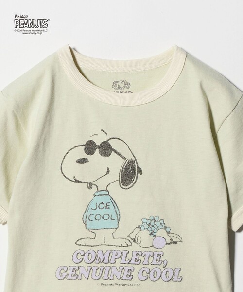 PEANUTS(ピーナッツ)の「【別注】<FRUIT OF THE LOOM × PEANUTS>リンガーTシャツ / キッズ 110cm-130cm(Tシャツ/カットソー・キッズ・ライトグレー/ホワイト/ライム・130cm/110cm/120cm)」の13枚目の写真